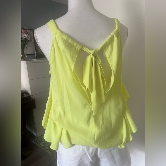 H&M Lemon Ruffle Blouse - Picture 3 of 6